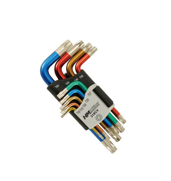 Set torx ključeva sa rupom 9-delni HM Müllner (319CV)