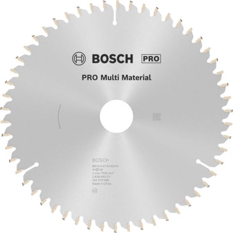 Bosch PRO Multi Material list kružne testere 210x2.4x30 mm 54z HLTCG max 7.000 o/min (2608640511)