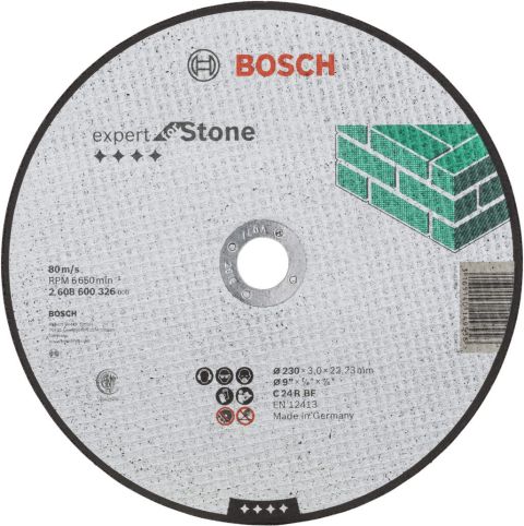 Bosch rezna ploča ravna Expert for Stone C 24 R BF, 230 mm, 3,0 mm - 2608600326