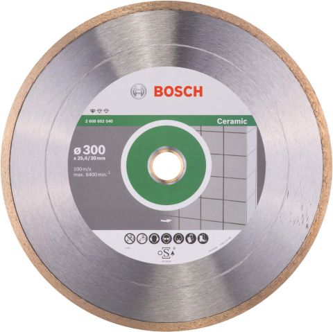Bosch dijamantska rezna ploča Standard for Ceramic 300 x 30+25,40 x 2 x 7 mm - 2608602540