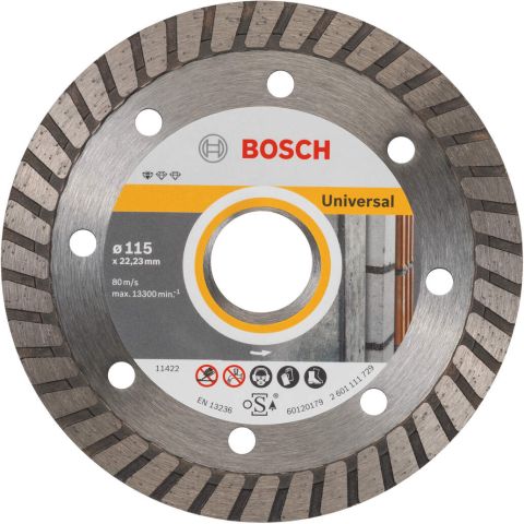 Bosch dijamantska rezna ploča Standard for Universal Turbo 115 x 22,23 x 2 x 10 mm pakovanje od 1 komada - 2608602393