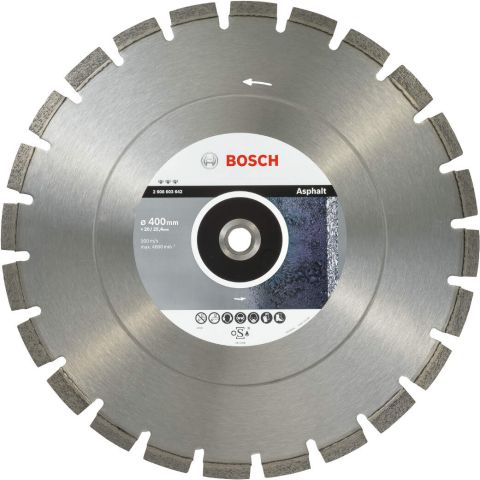 Bosch dijamantska rezna ploča Best for Asphalt 400 x 20/25,40 x 3,2 x 12 mm - 2608603642