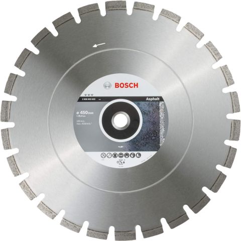 Bosch dijamantska rezna ploča Best for Asphalt 450 x 25,40 x 3,6 x 12 mm - 2608603643