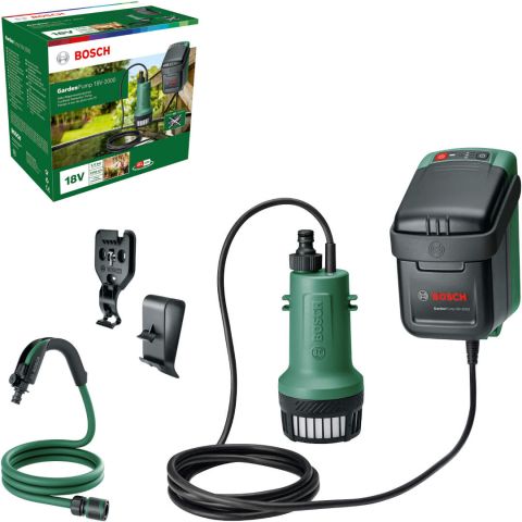 Akumulatorska pumpa za zalivanje Bosch GardenPump 18 Solo; bez baterije i punjača (06008C4203)