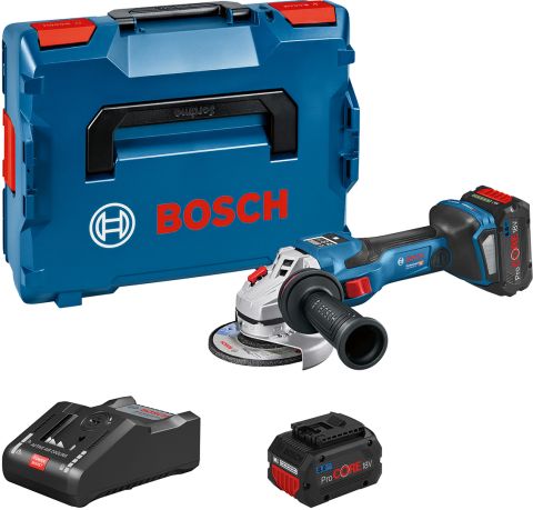 Akumulatorska ugaona brusilica Bosch GWS 18V-15 SC; 2 x ProCORE 18V 8,0Ah; 125mm; L-Boxx (06019H6101)