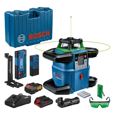 Bosch GRL 650 CHVG rotacioni laser - zelene linije; 18V ProCORE 4,0Ah (0601061V00)