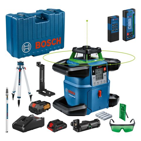 Bosch GRL 650 CHVG rotacioni laser - zelene linije + stativ BT 170 HD; 18V ProCORE; 1x4,0Ah (06159940PR)