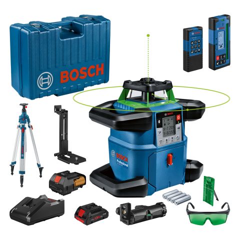 Bosch GRL 650 CHVG rotacioni laser - zelene linije + stativ BT 300 HD; 18V ProCORE; 1x4,0Ah (06159940PS)