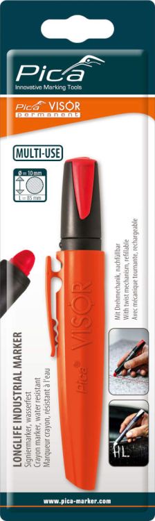 Pica Visor industrijski voštani marker crveni 990/40