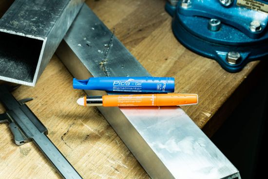 Pica Gel Universal-Signalmarker - Temperaturbeständig Bis 1000°C - Weiß - 8mm Mine