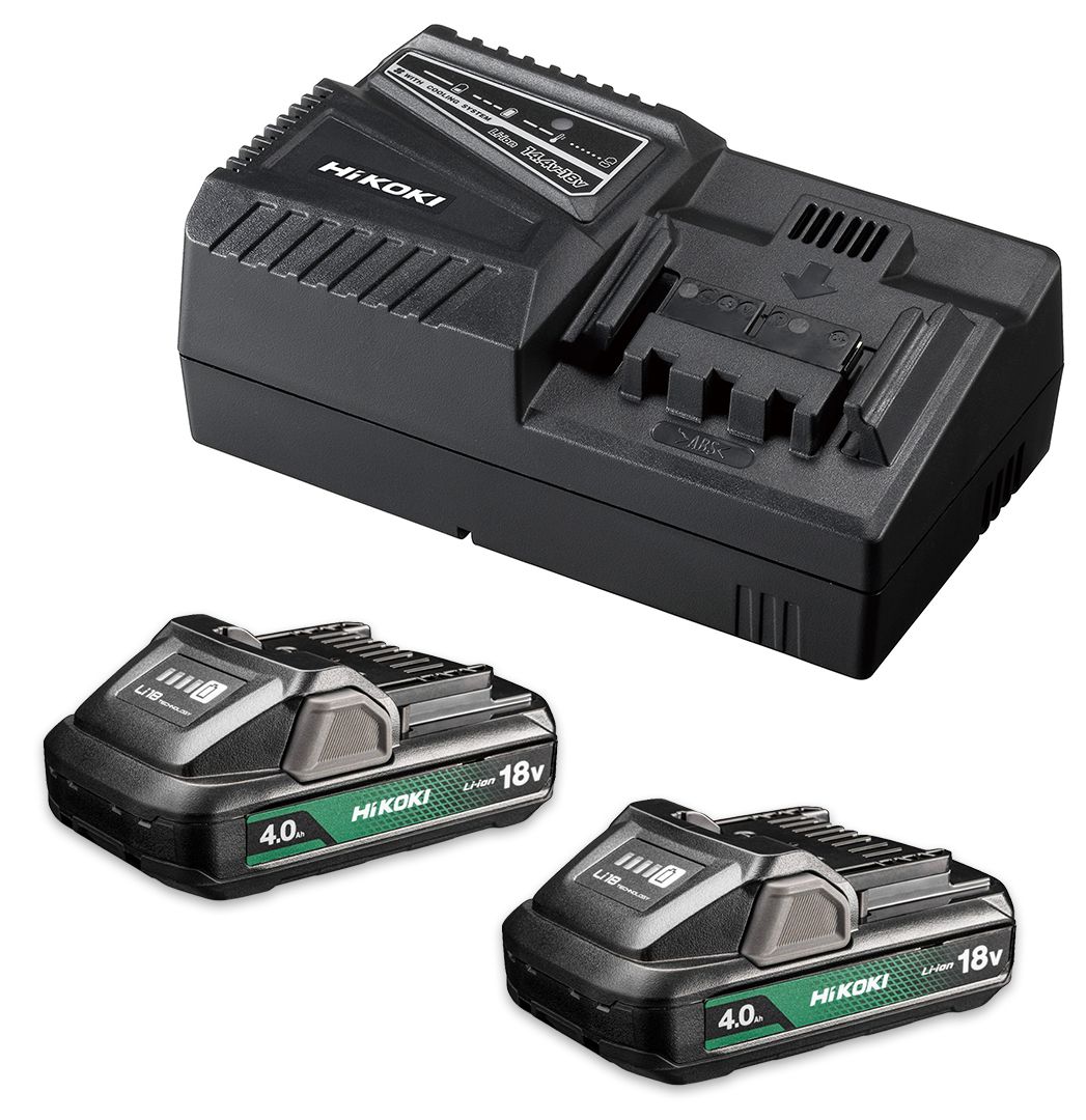 Hikoki set 2 x BSL1840M 18V 4,0 Ah akumulator + UC18YFSL punjač ...