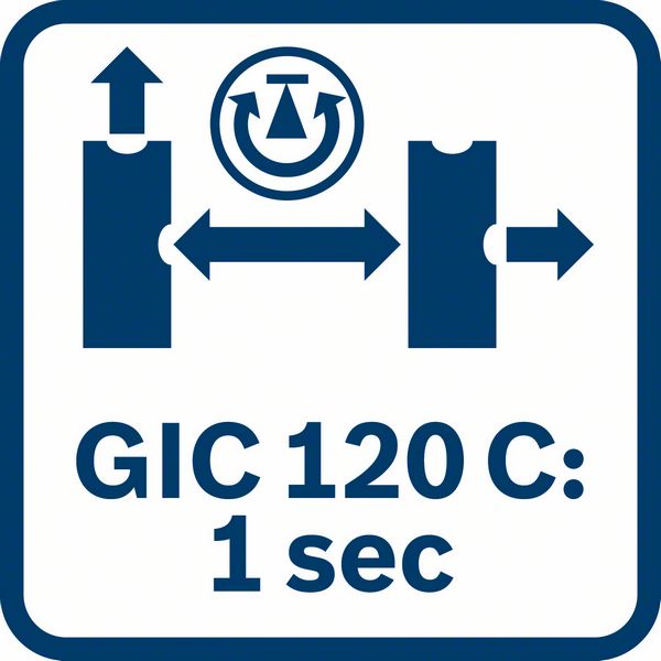 Bosch GIC 120 C 1 sekunda