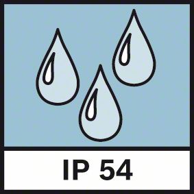 IP 54 zaštita od prašine i vode Bosch GIM 120