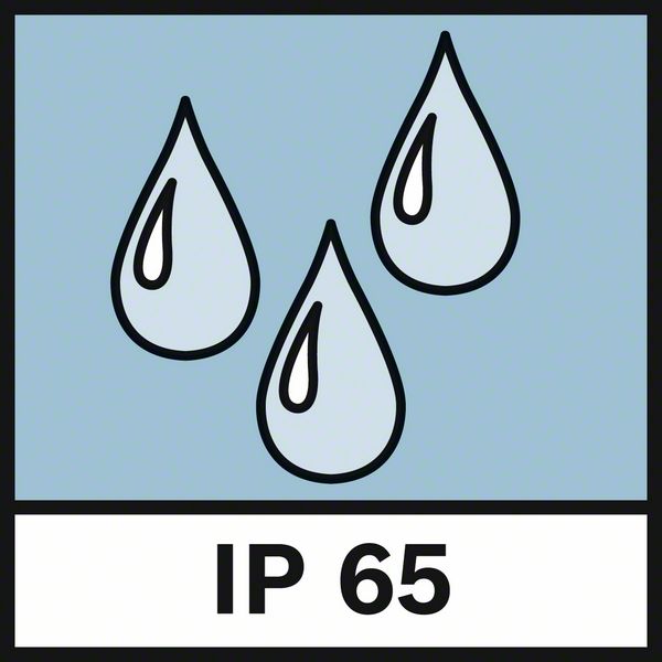 IP 65 zaštita od prašine i vode Bosch LR1