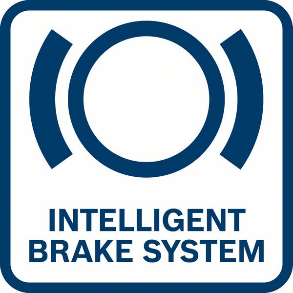 Bosch GWS 18V-10 C intelligent brake system