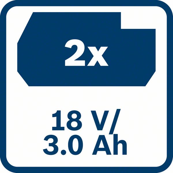 Bosch GDS 250-LI 2x3,0Ah 18V
