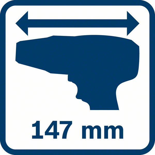 147mm dužina glave Bosch GDR 18V-200 C