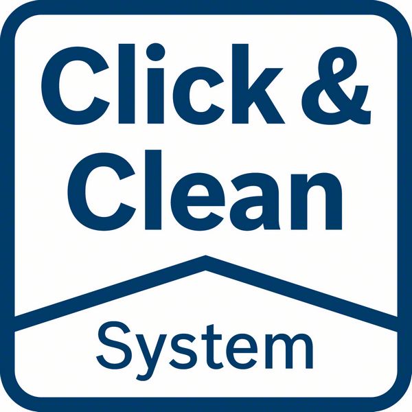 Bosch GEX 125-1 AE click&clean system