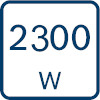 2300 W snaga
