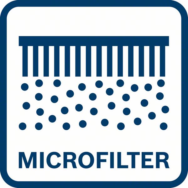 Bosch GSS 140-1 A mikrofilter