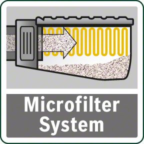 Bosch PSS 250 AE mikrofilter-sistem