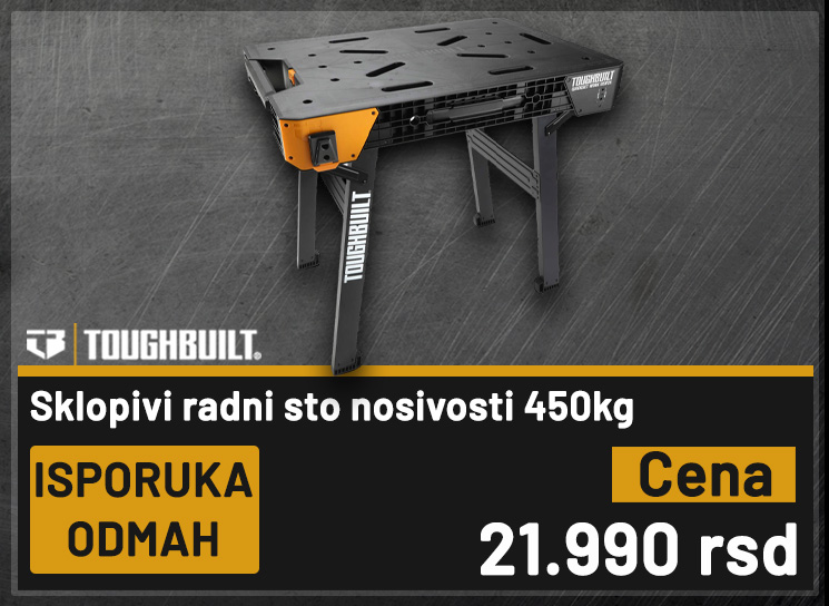 Radni sto brzosklopivi TOUGHBUILT TB-WB700