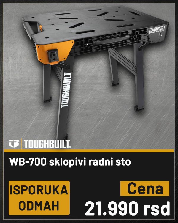 Radni sto brzosklopivi TOUGHBUILT TB-WB700
