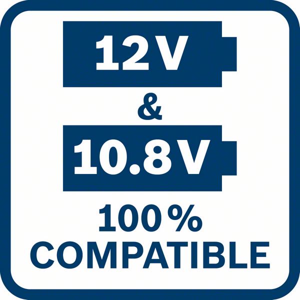Bosch GPB 12v-10 solo potpuna kompatibilnostsa 10,8v