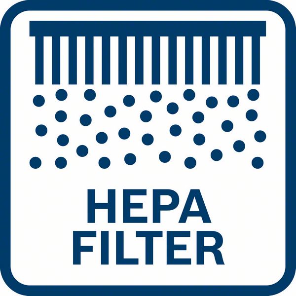 Bosch GDE 18V-16 Hepa filter