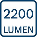 2200 lumena Bosch GLI 18V-2200 C