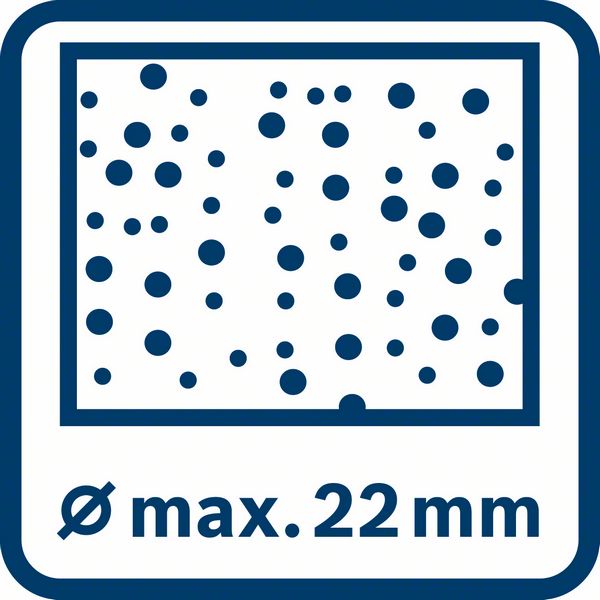Maksimalno bušenje u betonu do 22 mm