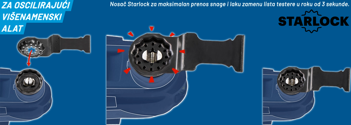 Starlock pribor za višenamenske multi alate - renovatore